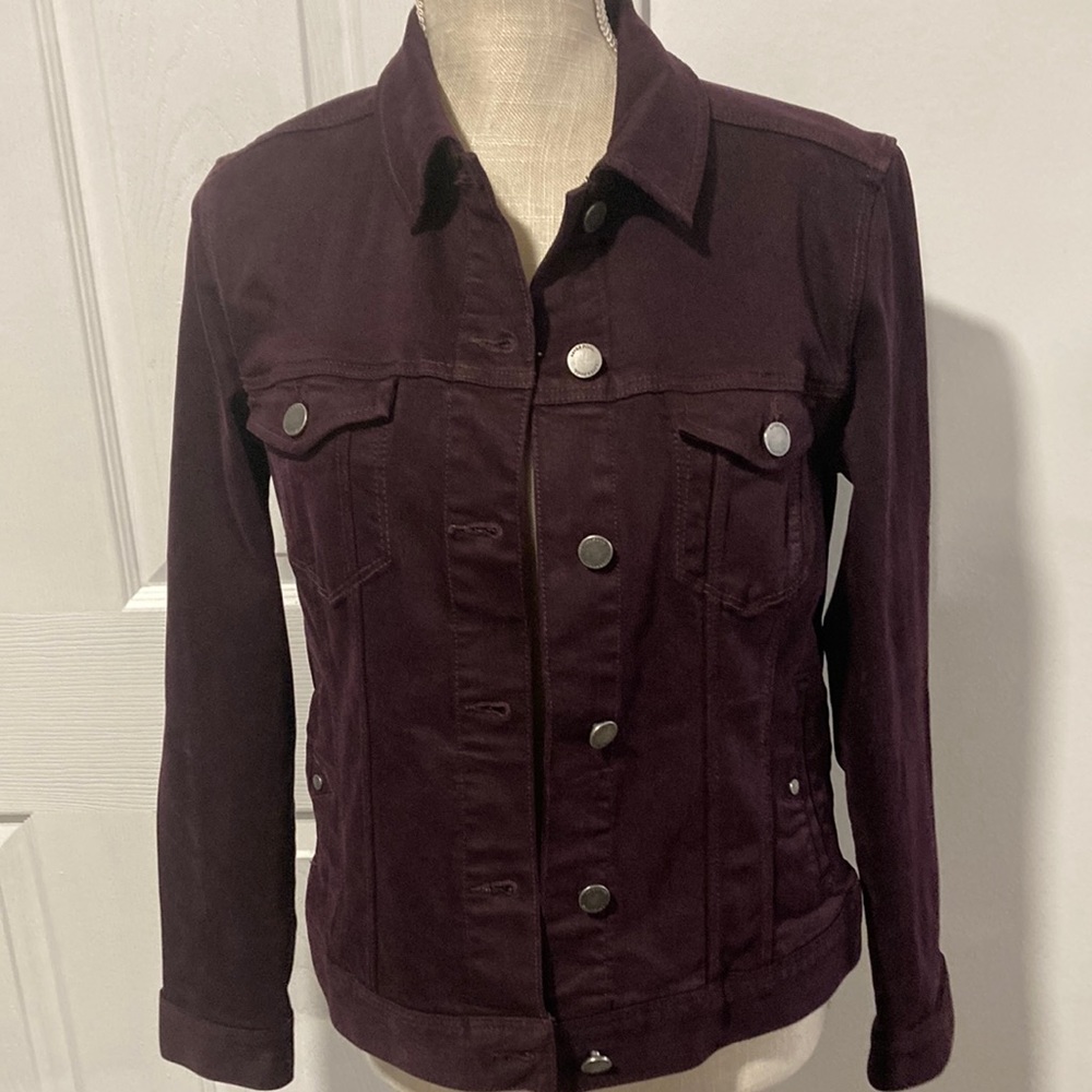 Liverpool Dark purple denim jacket S